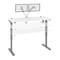 Bestar Bestar Upstand 60W x 30D Standing Desk with Dual Monitor Arm in white 175870-000017 - alternate 5